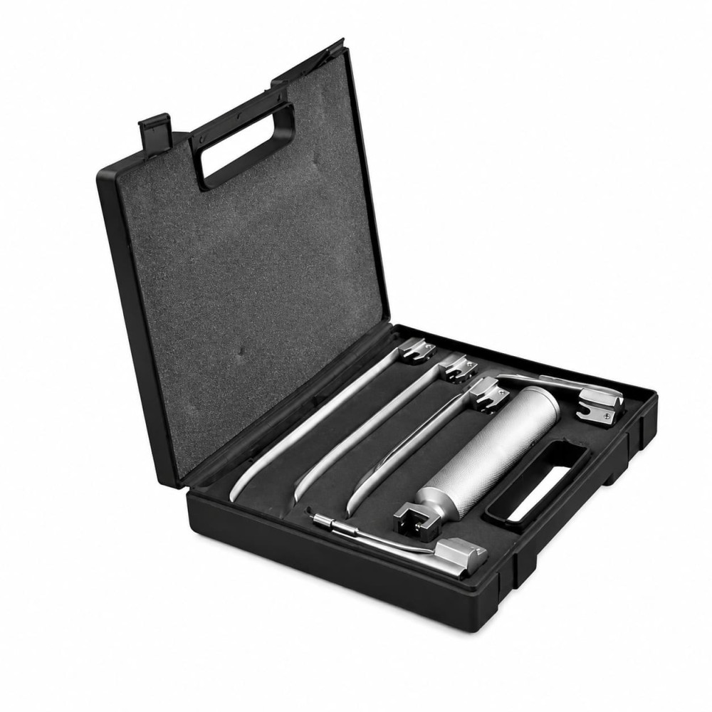 Fiber-Optic Laryngoscope Diagnostic Set